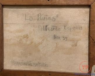 AUGUSTUS W DUNBIER Unframed Original Oil on Canvas