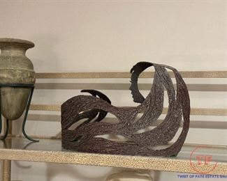 Metal Woman Silhouette Art