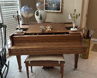 The Starr Piano Co Baby Grand Piano
