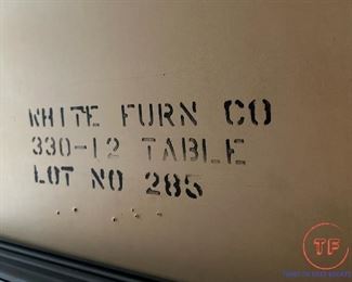 White Furniture Mahogany & Burl Mandarin Ming Dining Room Table Set