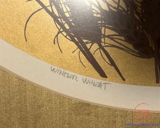 Signed Art "Winter Wheat"