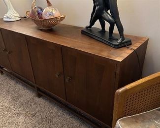 Mid-Century Modern MCM Walnut Credenza by Paul Browning for Stanley