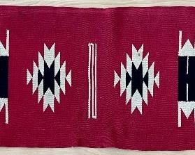 Vintage 17" X 56" Wool Southwest Runner (as Is)