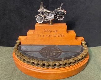 Cool Handmade Harley Motorcycle Display Award