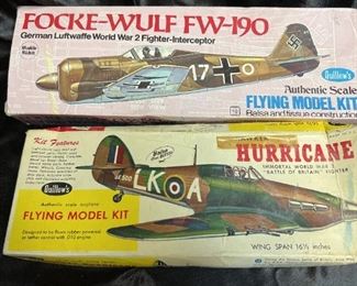 Guillows WW2 Type Airplane Kits