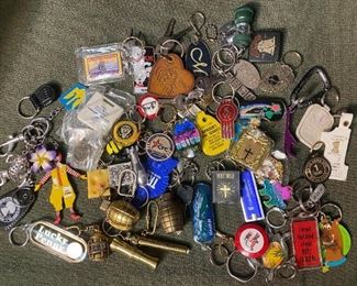 Large Keychain Collection