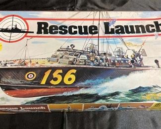 MPC Rescue Launch Boat Model