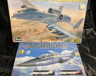 Revell A10 Warthog And F104G Starfighter Models, Unopened
