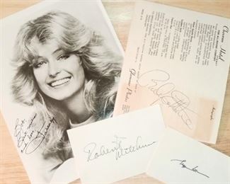 Celebrity autographs 