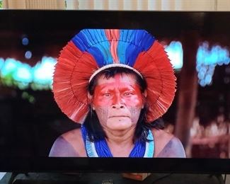 One of two 55" UHD 4K Samsung televisions