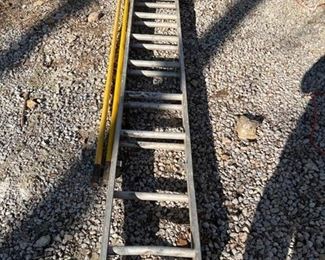20 Foot Ladder & 2 8-23 Foot Painters Extensions