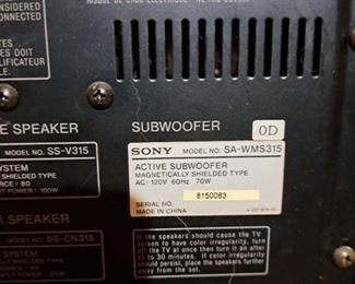 Sony Superior Acoustically Louder SubWoofer -