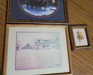 Lot of JL Prevost Print - WS Dougherty Print- Sambataro Print
