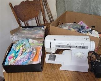 Lot of Tye Dye Scarves- Tyedye Masks - SINGER sewing Machine Model 2502C