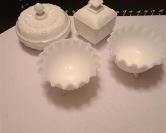 Milkglass items