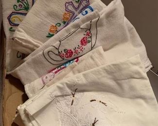 Embroidered kitchen towels