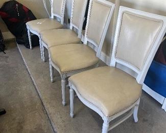Set of 4 chairs...so cute and current!