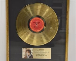 Bob Dylan Gold Record 