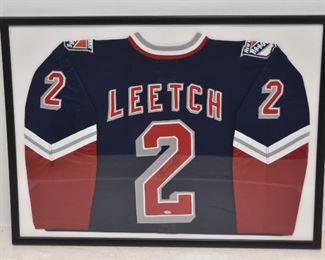 Brian Leetch Signed Jersey 