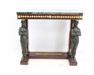 French Empire Bronze Mounted Console 
