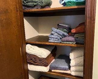 A few towels, etc. 
