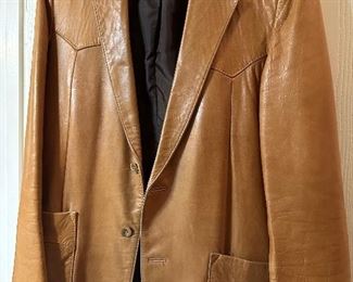 Vintage men’s leather jacket 