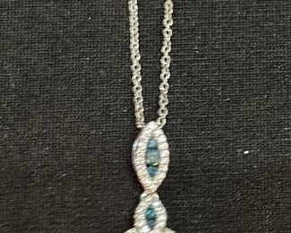Emerald and diamond necklace 