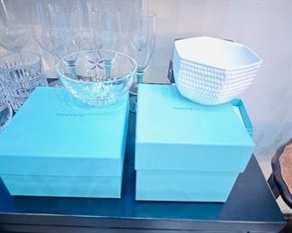 Tiffany & co bowls with boxes 