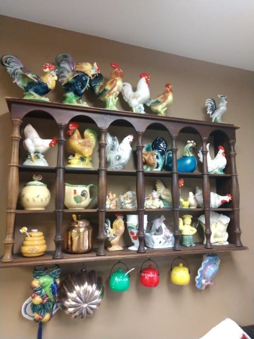 shelf and contents will be for sale