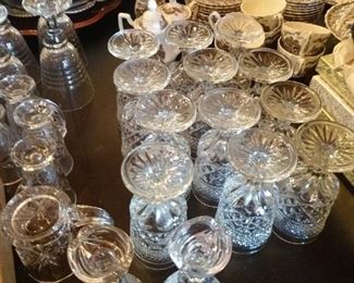 100+ pieces of stemware