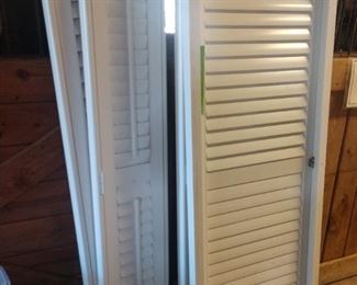 high quality indoor shutters in several sizes
