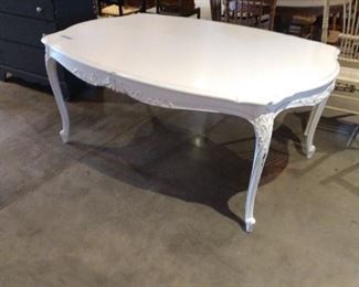 Gorgeous distressed white table