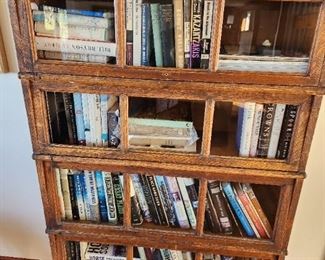 Antique Oak Lawyer's/Barrister Bookcase. 