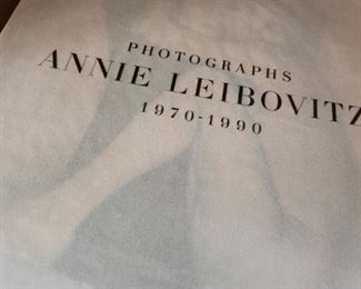 We have some wonderful Books - Here is Annie Leibovitz Photographs from 1970 to 1990 - Actually we discovered that Annie has signed this book. Oh, yeah!
