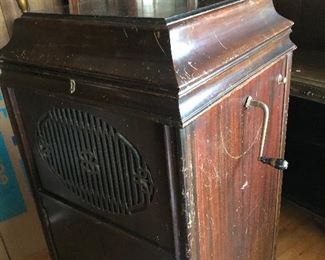 Antique record player