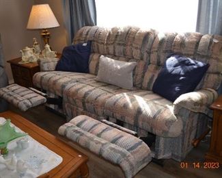 Double reclining sofa- great shape