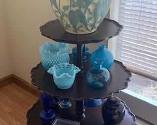 Glassware ALL colors, Fenton, Satin, Etched, Crystal, Amber, Blues, Ruby, Vaseline, Amber, etc.