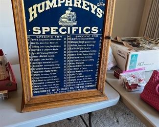 Humphreys’Specifics Medicine Cabinet