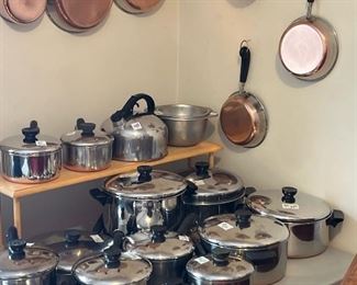 Revereware pots and pans