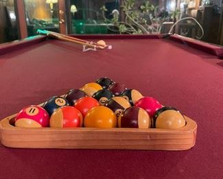 Vintage billiards table (must have your own moving help, no exceptions)