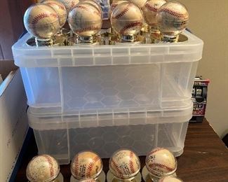 1980s team baseball collection