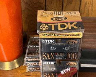 gold tdk cassette tapes sa-x 