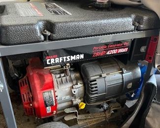 Craftsman portable generator 7.8 hp