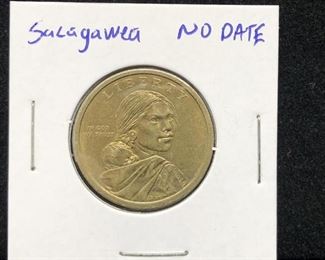 Rare no date sacagawea coin