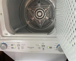 Frigidaire Stacked washing machine and dryer unit, like new