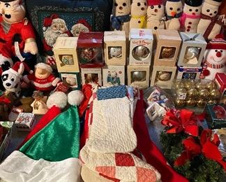 Christmas Decorations and Stockings