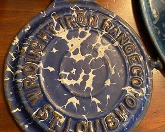 Wrought Iron Range Company Graniteware Stove Flue