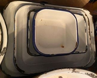 Enamelware Refrigerator Pans