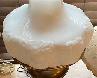 Old Electrified Oil Lamp 