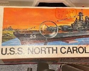 Built USS North Carolina Model